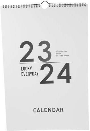 NUOBESTY Monatlicher Wandkalender Eleganter Aufhängbarer Terminplaner Für Zuhause Gedruckt Leicht Und Platzsparend Für Persönliche Organisation Und To-do-listen
