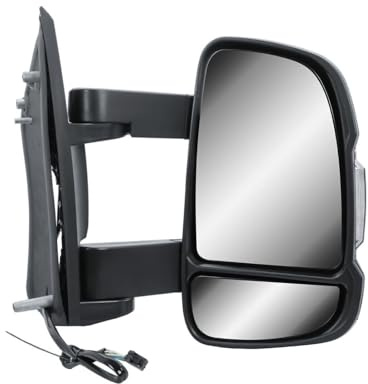 Außenspiegel Rechts Spiegel Langer Arm Elektrisch und Beheizbar mit Blinker Für Fiat Ducato Citroën Jumper Peugeot Boxer 2006-Onward Opel Movano 2022-Onward