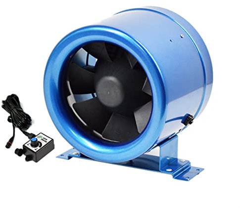 CGCSYZ Ventola di Ventilazione Ventola di Scarico per Condotto da 4/6 Pollici, Ventilatore a Basso Rumore in Metallo, Ventola per Condotto a velocità Regolabile, Ventila(4 Pollici