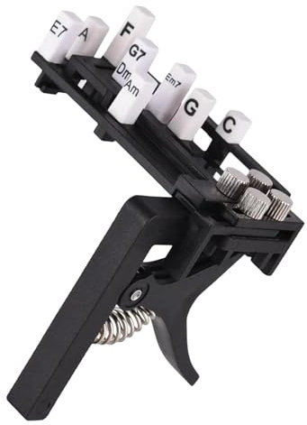 Guitar Chord Trainer, Ukulele Chord Trainer, Clip- Guitar Aid, Chord Assistant Guitar, Guitar Learning Tool, Ukulele Accessories, Guitar Practice Aid, Chord Training Tool, Ukulele Chord Assistant, C