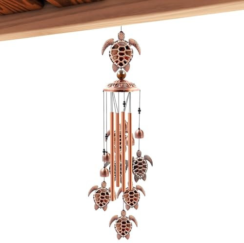 Teksome Carillons éoliens en métal,carillons éoliens de Jardin, Carillon à Vent décoratif, Carillons éoliens Animaux Faits à la Main, Carillon éolien rétro pour la décoration intérieure et extérieure