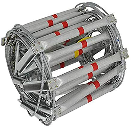BLYXINVORA Strickleiter, Sicherheitsleiter, Not-Feuerleiter, Strickleiter, Sicherheits-Strickleiter, Feuerleiter/5M/16.4Ft