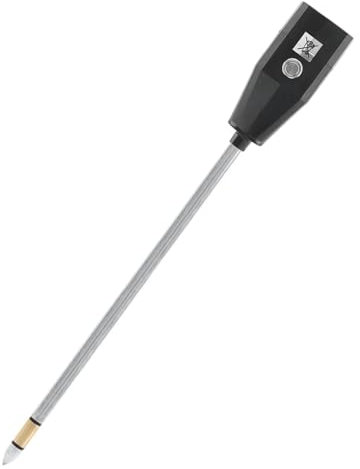GREOHNMPAW Misuratore di Umidità del PH del Terreno con Sonda Lunga 300 mm, Rilevatore di Analisi del Terreno, Tester di Acidità del Terreno per Piante da Giardino e da Fattoria