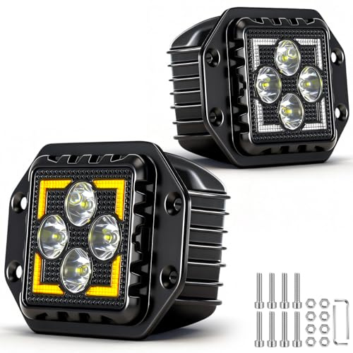 Faro da lavoro LED omologato ECE 12V/24V luce di retromarcia faro supplementare IP68, montaggio fisso a 4 viti per trattore, escavatore, camion, veicoli agricoli e off-road