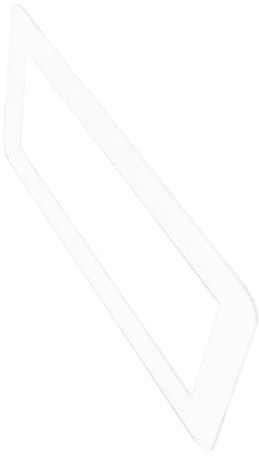 HAMPPLIES Placa Protectora Acrílica Transparente para Interruptores Triple 260X86 MM Protector Autoadhesivo sin Tornillos para Enchufes de Pared Tapa de Interruptor para Cocina y Baño