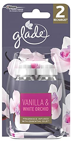 Glade Elegance Sense Air Freshener Refill Spray Vanilla/White Orchid Duopack