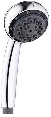 EISL Handbrause VITAL, Wellness Duschkopf mit 7 Strahlarten und Wassersparfunktion, Brausekopf mit Antikalk-Noppen