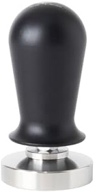VIA Crema Calibrated Espresso Tamper 51 mm. Siebträger Tamper - with Spring Loaded Flat Stainless Steel Base (Tamper 51 mm) Kaffeemaschine Siebträger Zubehör