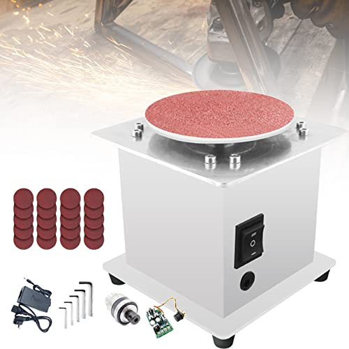 JORAsa Levigatrice per Carta vetrata per Legno, lucidatrice, Disco abrasivo per Carta vetrata, velocità Motore 6000 Giri/min, con Kit mandrino, Trasmissione Continua Integrata