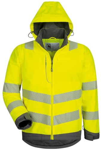 Elysee WARNSCHUTZ 2-in-1 JACKE EN ISO 20471 Klasse 3 GRÖSSEN XS-4XL