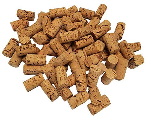 400 Neue Flaschenkorken 38 x 24 mm - Bastelkorken Kork Deko - Weinkorken zum Basteln - Korken zum Basteln