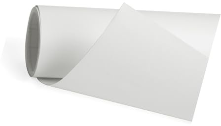 Hihaha Matte White Bubble Free Car Vinyl Film Sticker Decal 152 x 30cm | Self Adhesive, Car Auto Vinyl Film Sticker Decal, 60x12