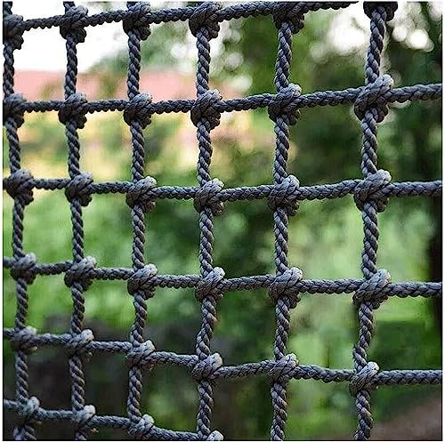 KjoiDWz Playground Rope Net Climbing Net For Kids Protective Safety Net Portable Rope Net For Outdoor Treehouse Playground Net Yard Frame Climbing Net, Treehouse Rope Ladder(4 * 7m(12.12 * 21.21ft))