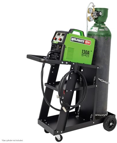SIP WELDMATE AUTOPLUS MIG Welder 130A 3-in-1 MIG/ARC/TIG Synergic Inverter Welding Machine & Cart