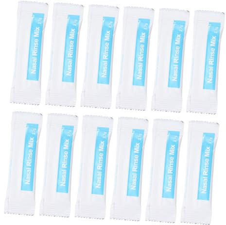 Ipetboom 40packungen Beutel Waschsalz Für Nasenspülung Effektive Nasenreinigung Für Erwachsene Schnell Löslich Für Tägliche Pflege Und Reinigung