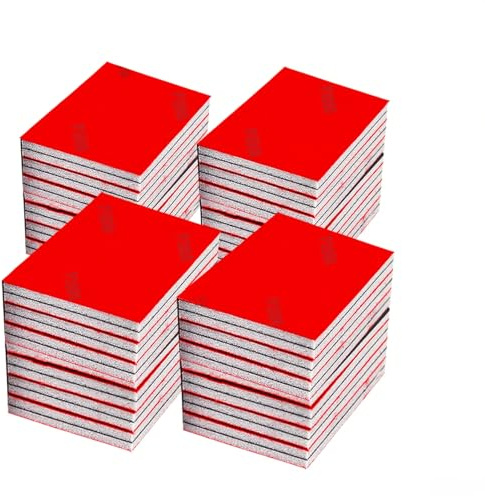 YFLeomry 48 Pièces Eponge Poncage，Grains 180-4000,Eponge Abrasive De Ponçage Cale a Poncer Kit Papier Abrasif Sec et Humide pour Modèle de Construction Sèche Métal Bois Meubles Papier a Poncer
