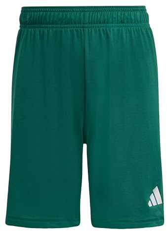 adidas Mixte Enfant Entrada26 Kids Shorts, Team Dark Green/White, 3-4 Years