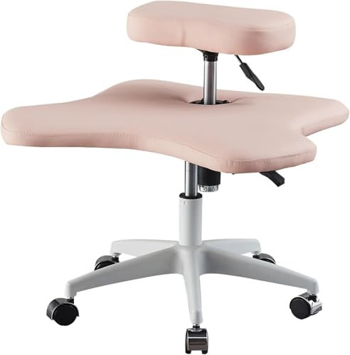 Patio Leisure Schaukelstühle, Cross-Leg-Stuhl, Meditationsstuhl, Cross-Leg-Stuhl, Ergonomischer Cross-Leg-Stuhl für Zuhause/ADHS-Gaming-Stühle für Erwachsene Cross-Leged, Weiß-Schwarz-Medita