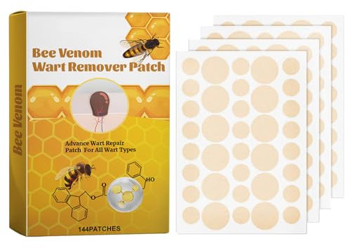 KOAHDE Wart and Mole Removal Patches,Removedor de Verrugas,Parches Quita Verrugas Cuello y Cara,Crema Removedora De Verrugas,Skin Tag Remover Patch,Eliminador De Marcas En La Piel,144PC
