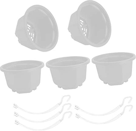 Yardenfun 5pezzi Portavasi Sospeso in Plastica Fioriera Da Da Balcone Contenitori Per Piante