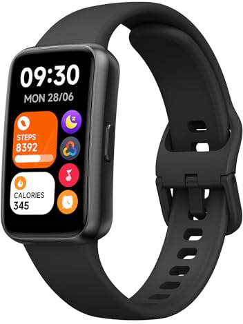 TOOBUR Fitness Tracker Watch, NO APP or Phone Required, 3ATM Waterproof, Heart Rate, Sleep Monitor, 100 Sports Modes, Notifications, Pedometer Step Counter, Activity Tracker for Men Women, Black