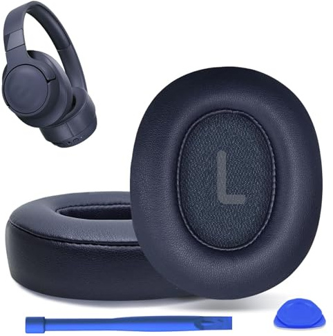 UOWGA Headphones Replacement Ear Pads for JBL Tune 700(700BT)/710(710BT)/720(720BT)/ 750(750BT,750BTNC)/760(760NC) Headphones, Ear Pads Cushions with Softer Noise Isolation Foam. (Blue)