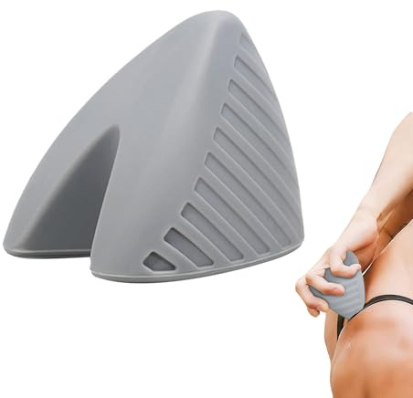 Triggerpunktsboll för rygg | hästskoformad ryggmassagetillbehör, bärbar fasciaboll | för hemmagym resor fitnessentusiaster löpare tyngdlyftare yoga män kvinnor vuxna yrkesverksamma