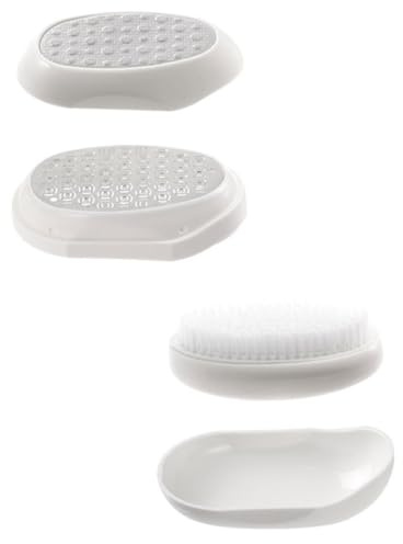 Operitacx Handlicher Fußpflege Trimmer Weiß mit Ergonomischem Design zur Entfernung von Hornhaut und Fußpflege für Übermäßige Abgestorbene Haut zu Hause