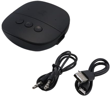 Huba Receptor de Audio inalámbrico, Adaptador Bluetooth 5.2 para Sistema estéreo doméstico, USB/AUX de 3.5 mm