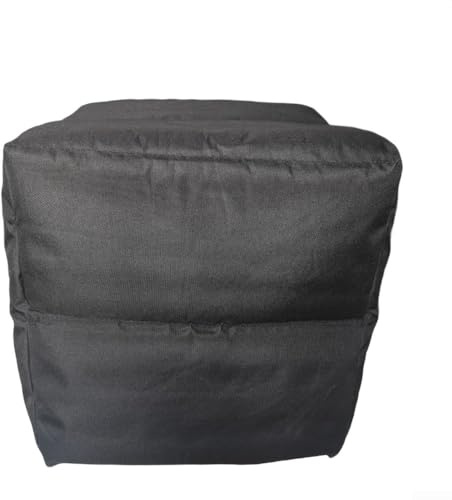 Copertura insonorizzata per Thermomix per TM5, TM6, TM31 TM21, riduzione del rumore per frullatore con nylon resistente all'acqua, copertura antipolvere per robot da cucina e manicotto isolante, nero