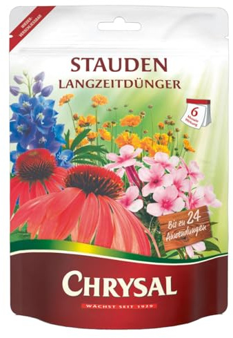Chrysal Langzeitdünger für Stauden, 700 g Standbeutel - mineralischer Dünger alle für Beet- und Staudenpflanzen