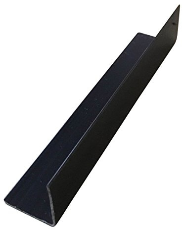 DBS Black Angle Trim 2.5m PVC 90 Degree Angle Trim For Bathroom Panels & Cladding