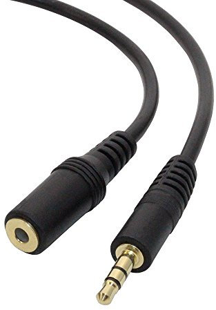 Cavo Prolunga Estensione Audio Jack 3,5mm Aux stereo Adattatore Maschio a Femmina Compatibile con Samsung Galaxy S 8/7/6/5/4/3/2