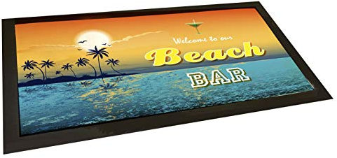 Corredor de bar de playa personalizado – Alfombrilla de bar Club Runner