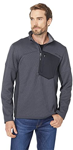 Spyder Herren Fleecejacke Bandit Half Zip, Ebony, M, 205028