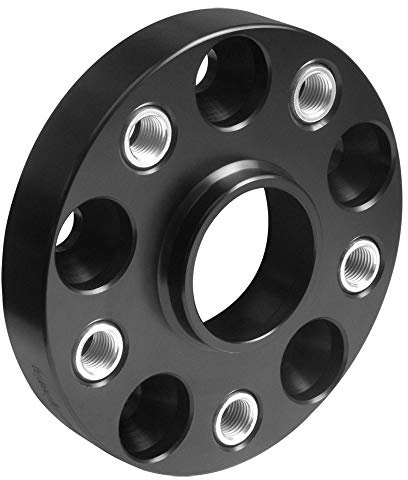 SCC Spurverbreiterungen Spurplatten 2x20mm 5x120-13355BWS kompatibel mit Volkswagen Amarok AMAROK Multivan Touareg Transporter T5 Transpor