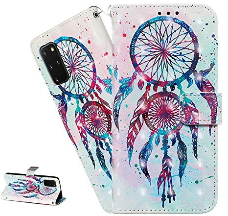 LEMAXELERS Galaxy A21S Case Samsung Galaxy A21S Cover 3D Blue Campanula PU Leather Flip Notebook Wallet Case Magnetic Stand Holder Slot Bumper Case for Samsung Galaxy A21S,YB 3D Blue Campanula