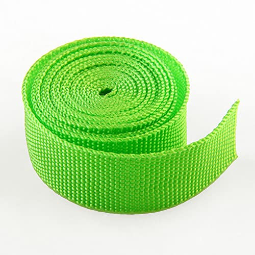 Schrägband 100 Yards/Lot 23mm Breite Bandbandband zum Nähen Gurtband PP Kleidungsrücksack Backband schwarz blau gelb lila rot weiß grün grau 673 (Color : Light Green 23mm)