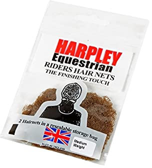 Equi-Net - Damen Haarnetz Harpley 2er-Pack - Nylon (Einheitsgröße) (Dunkelbraun)