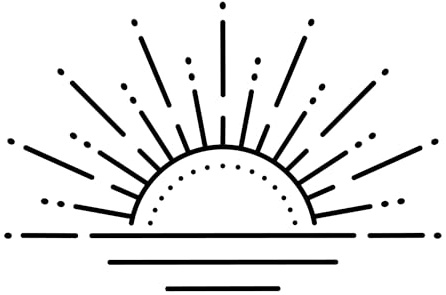 Inkster Tattoo Sonnenuntergang Ornament | NEU: Verbesserte Qualität | Hautfreundlich & EU Kosmetikzertifiziert | hochwertige Temporäre Tattoos aus pflanzlichen Inhaltsstoffen | wasserfest