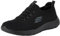 Skechers Womens Summits Top Player Sneaker, Black Knit Trim, 7.5 UK