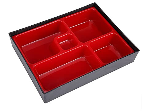 Bento De Style Japonais, Boîte à Bento à Sushi à Compartiments, Boîte à Déjeuner En Plastique Et Bois, Convient Pour le Bureau, le Pique-nique, la Boîte à Bento Japonaise, la Boîte à Bento Japonaise A
