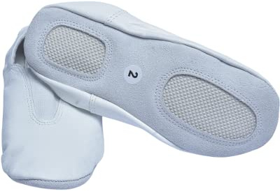 TW Toddlers & Kids Leather Gymnastic Shoes (US Footwear Size System, Little Kid, Numeric, Medium, 10) White