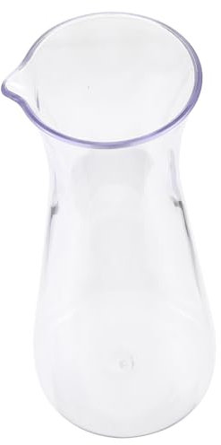 MAGICLULU Weinkaraffe Aus Acryl 550ml Transparent Klarer Getränkebehälter Für Party Und Abendessen Mit Praktischem Ausgießer