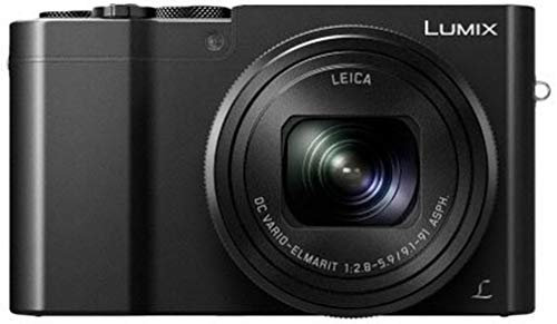 Panasonic Lumix DMC-TZ100 Digital Camera 20.9 Megapixels 10x Optical Zoom Black (Renewed)