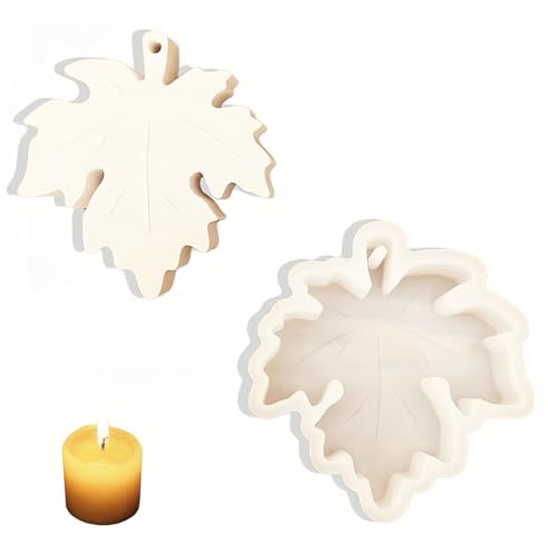 Silikonformen Gießformen, Silikonform Kerzenhalter, Gießform Herbst, Silikonform Herbst Deko, Ahornblatt Kerzenhalter, für Herbst Erntedankfest