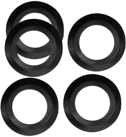KITANDOVE Abflusssieb Dichtung 5tlg. Set Gummi Badewannenstöpsel Dichtung Waschbeckenstöpsel Unterlegscheibe Beckenstöpsel Dichtring