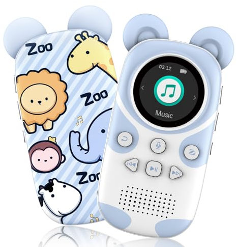 32GB Kinder MP3 Player Bluetooth 5.3, Portable mp3-player musikplayer für Kinder,Lautsprecher, Aufhängeschnur,Tragbarer, niedlicher Cartoon-Panda für Kinder, verlustfreiem HiFi-Sound, UKW-Radio