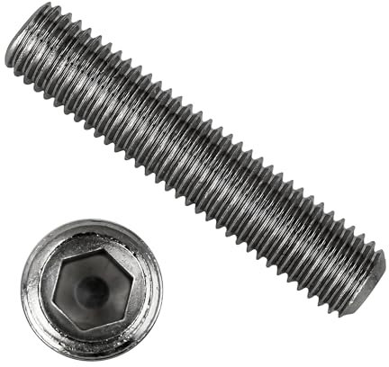 RYSUPPLY Gewindestifte aus Edelstahl | M10 x 70 | Madenschrauben | DIN 916 | 2 Stück | In diversen Größen und Mengen erhältlich