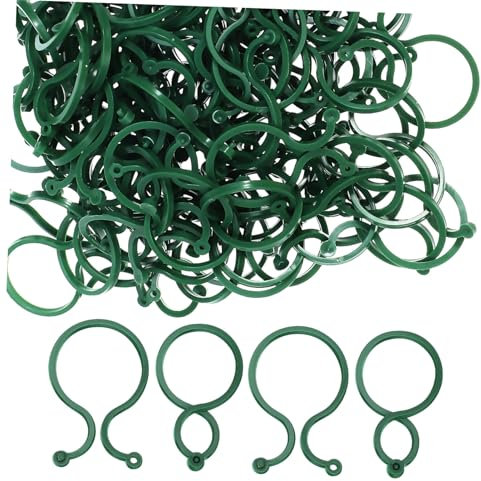 Toyvian 100stücke Teiliges Pflanzenclips Aus Robustem Kunststoff Vielseitige Rankhilfe Für Kletterpflanzen Und Gemüsesorten Einfache Befestigung Und Flexibles Training Von Reben Und Tomate